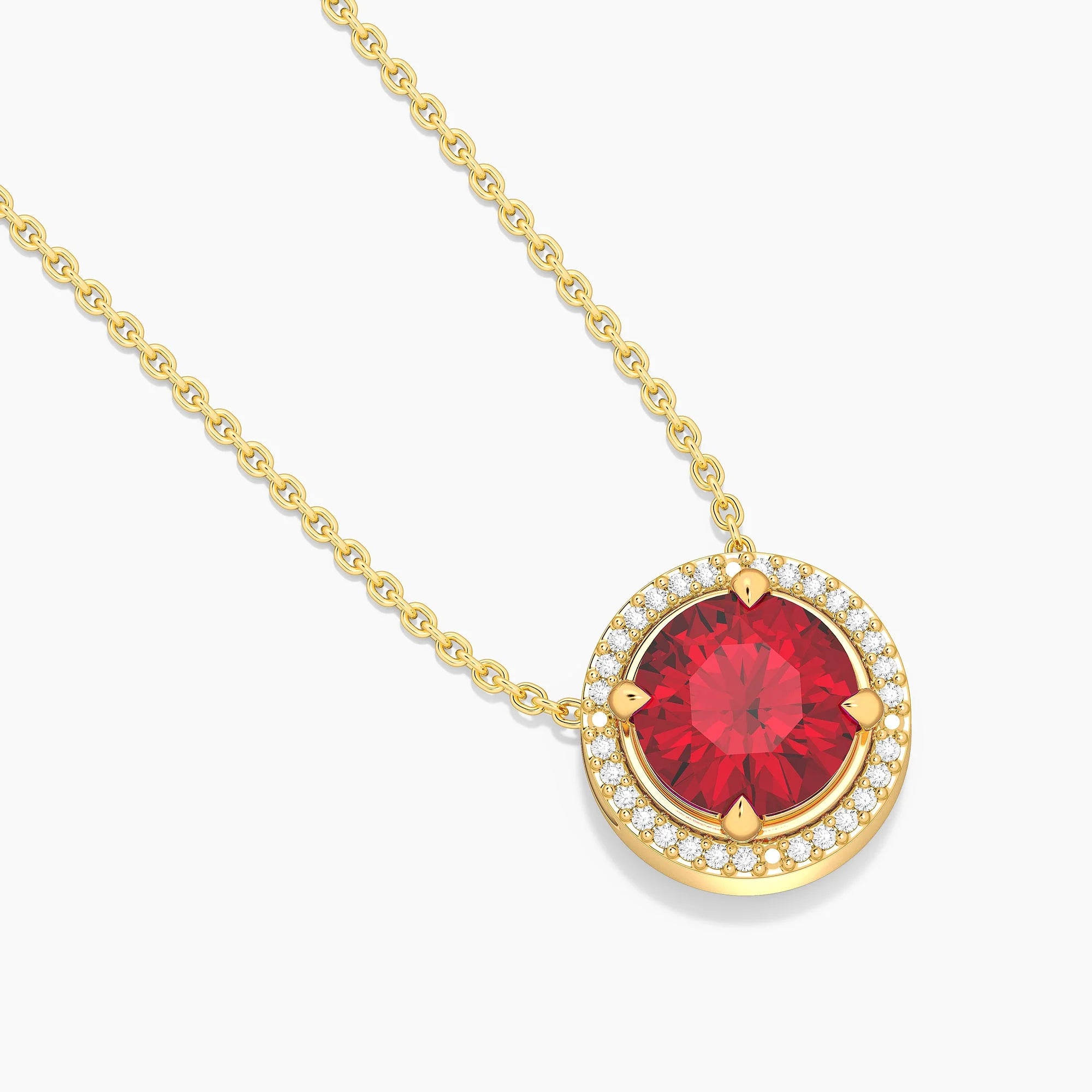 Birthstone Pendant Necklace