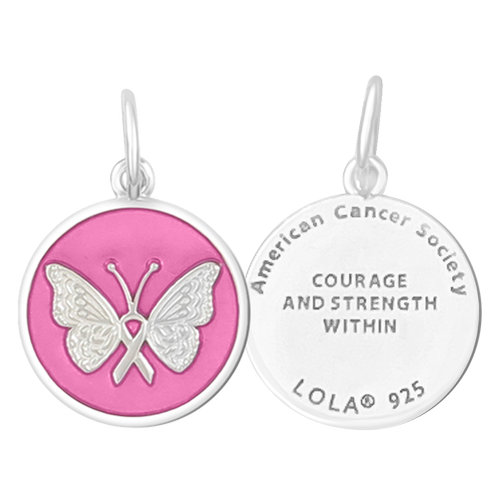 Lola Small Pendant | American Cancer Society Butterfly Silver