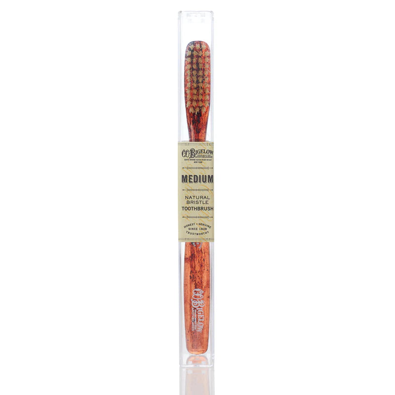 C.O. Bigelow Natural Bristle Toothbrush | Tortoise