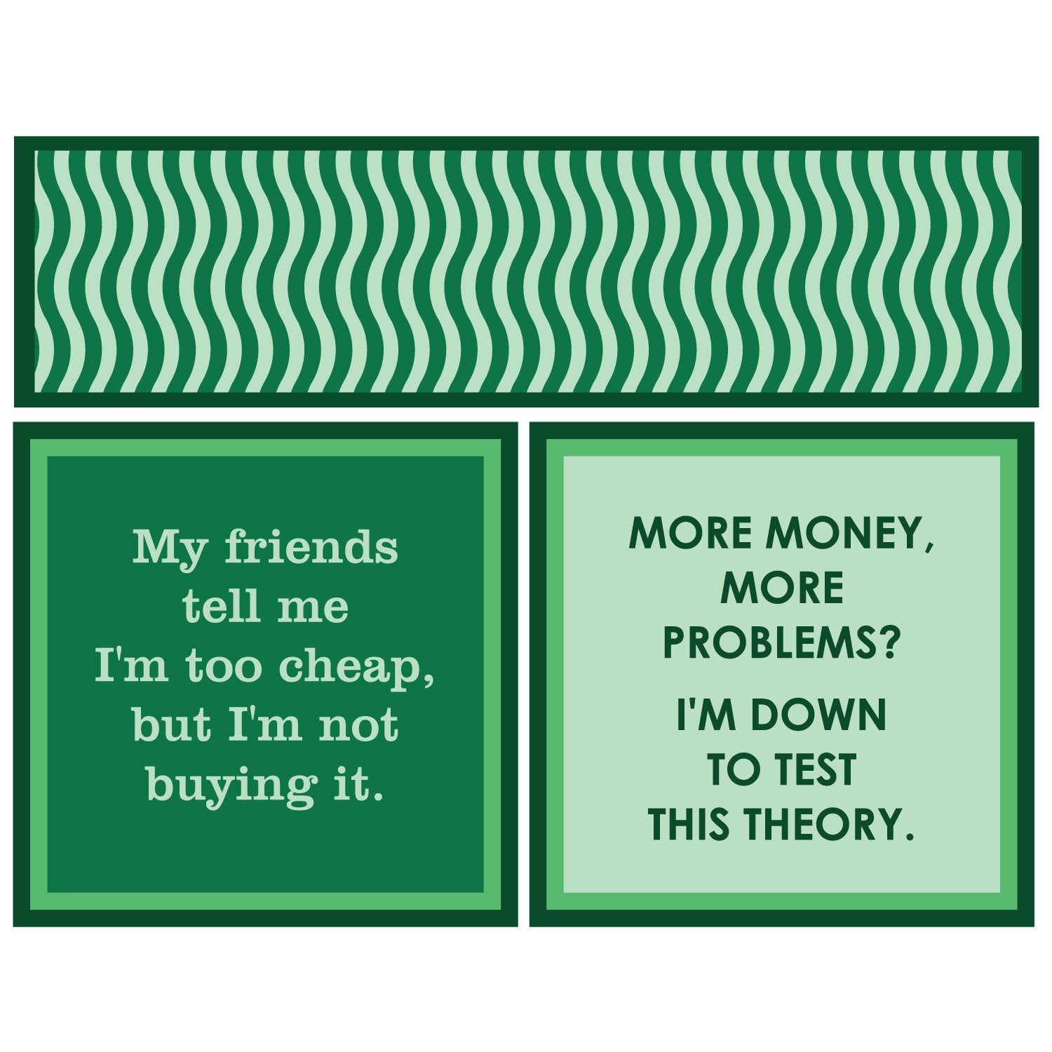 Double-Sided Cocktail Napkin