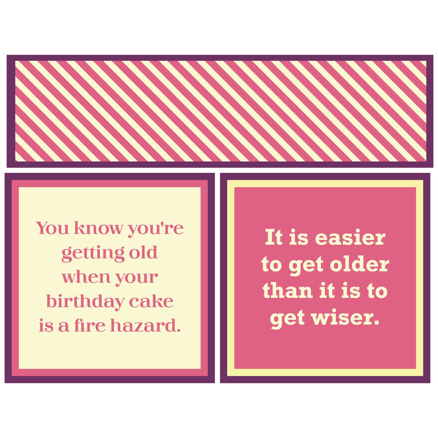 Double-Sided Cocktail Napkin