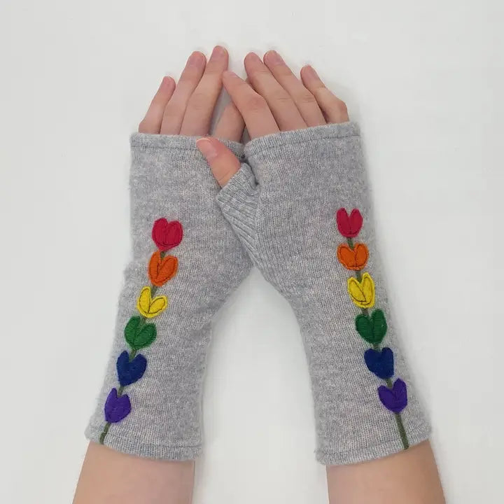 Fingerless Cashmere Gloves | Lupine