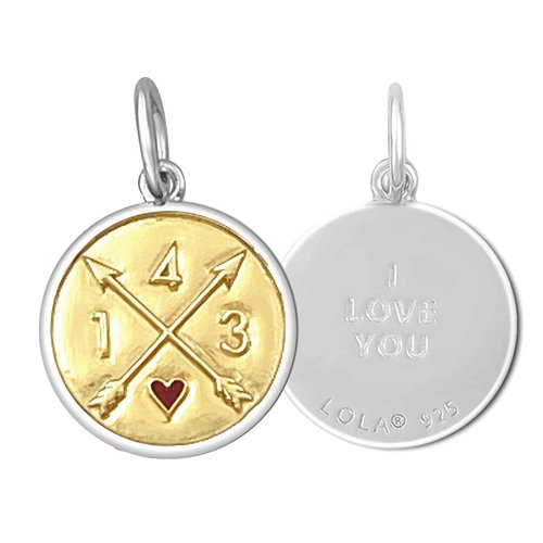 Lola Small Pendant | 143 I Love You