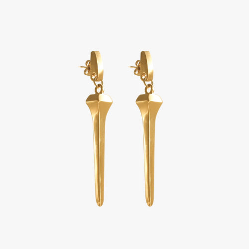Diamond Nail Earrings