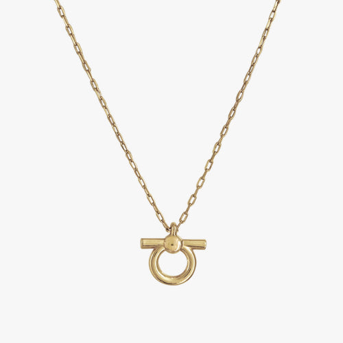 Mini Omega Necklace | Gold Plated