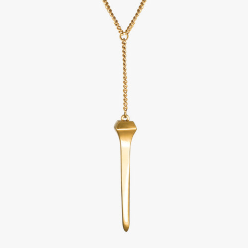 Diamond Nail Necklace