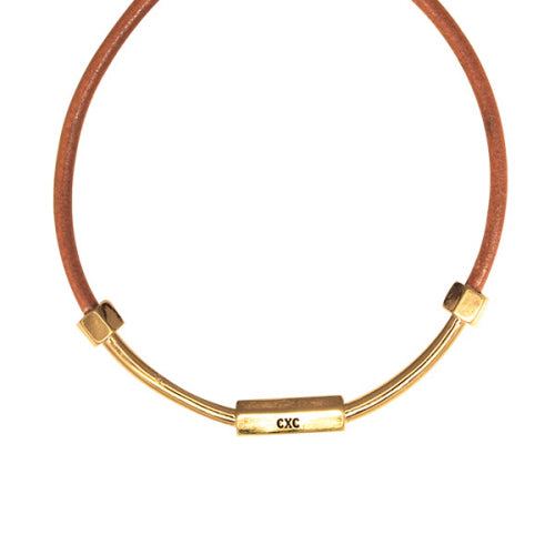 Nut Choker Necklace | Gold Plated
