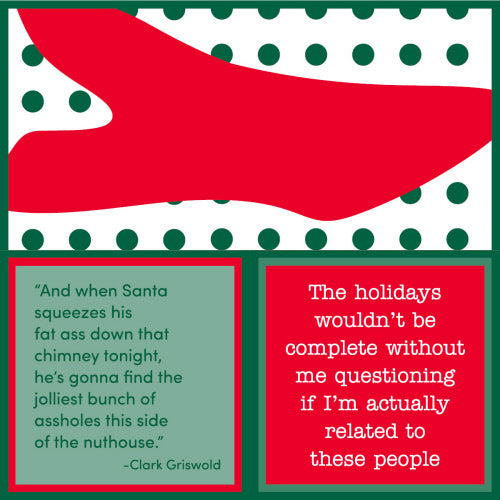Double-Sided Cocktail Napkin | Christmas