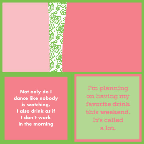 Double-Sided Cocktail Napkin