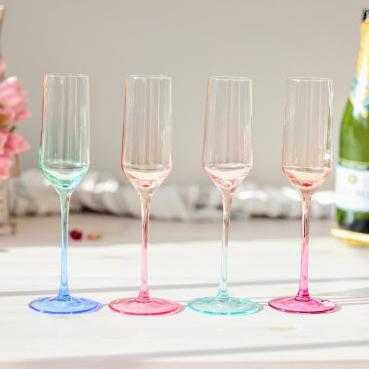 Mezclada Flute Glass Set
