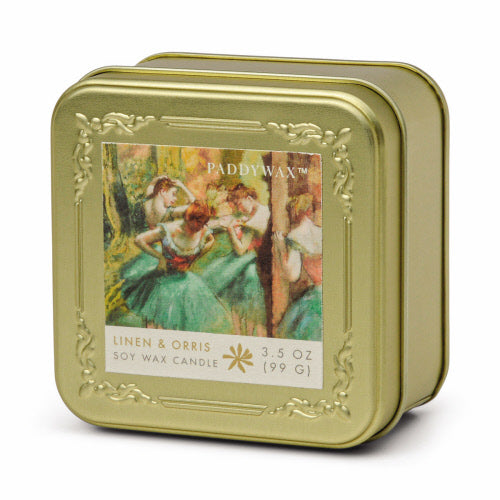Impressionist Gold Tin Candle | 3.5 oz