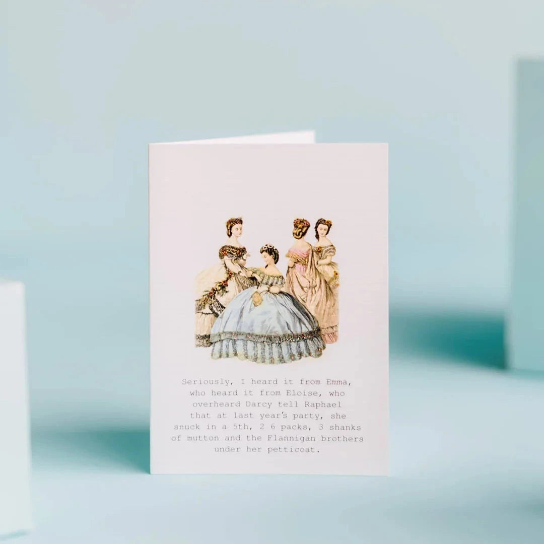 I Heard it From Emma Greeting Card