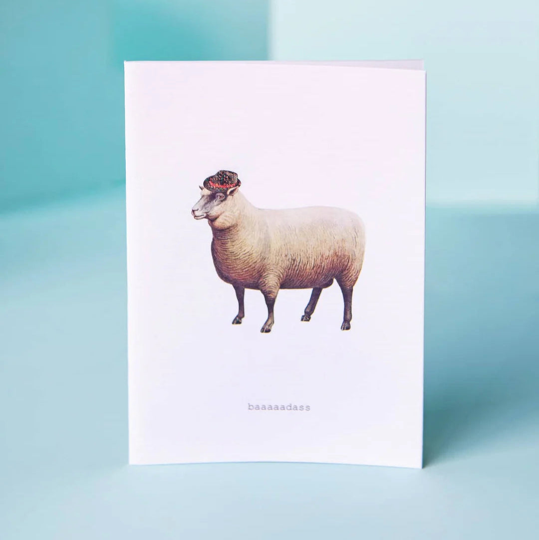 Baaadass Greeting Card