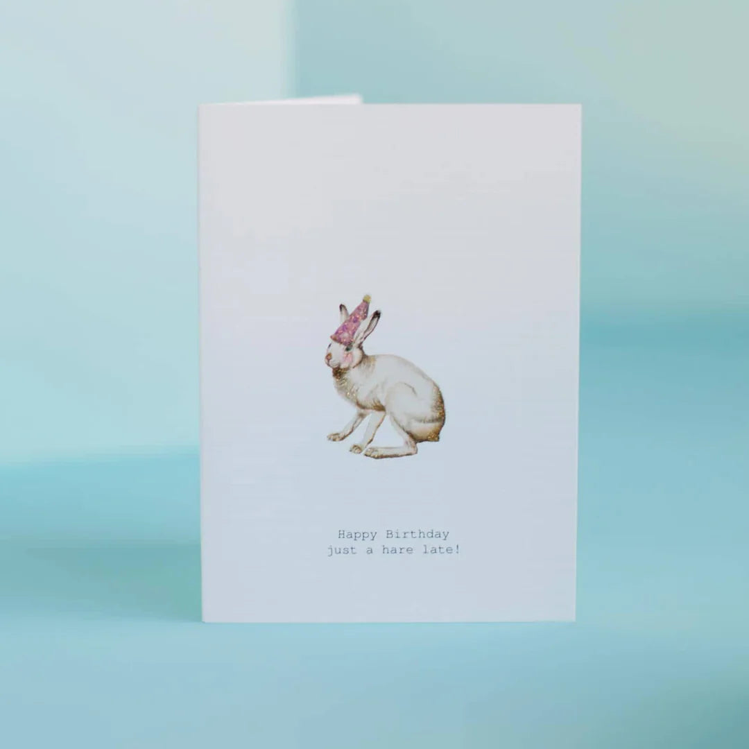 A Hare Late Greeting Card
