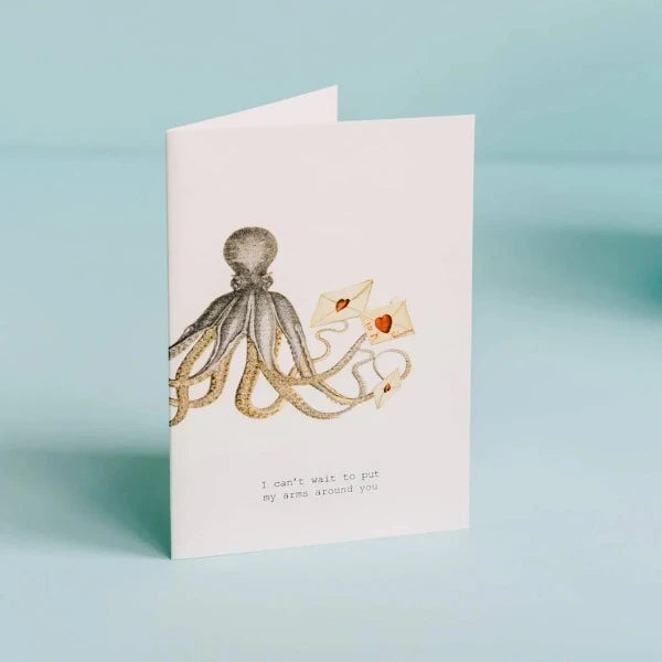 Can't Wait to Put My Arms Around You Greeting Card
