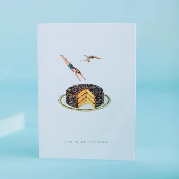 Dive in and Celebrate Greeting Card
