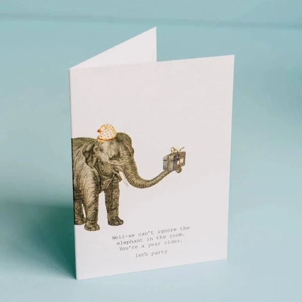 We Can't Ignore the Elephant Greeting Card