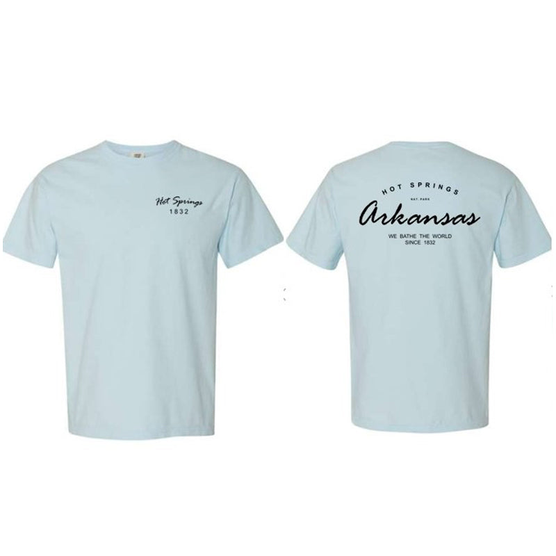 Bathe the World Short-Sleeved Tee | Chambray