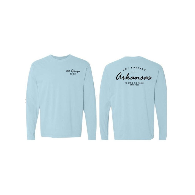 Bathe the World Long-Sleeved Tee | Chambray