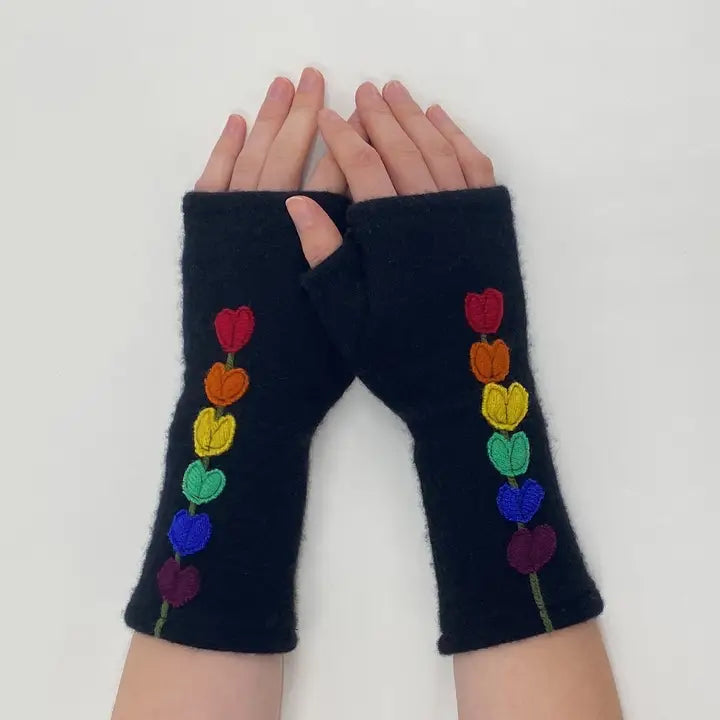 Fingerless Cashmere Gloves | Lupine