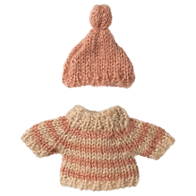 Knitted Sweater and Hat