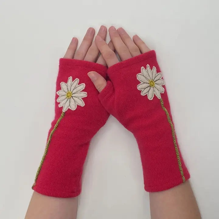 Fingerless Cashmere Gloves | Daisy