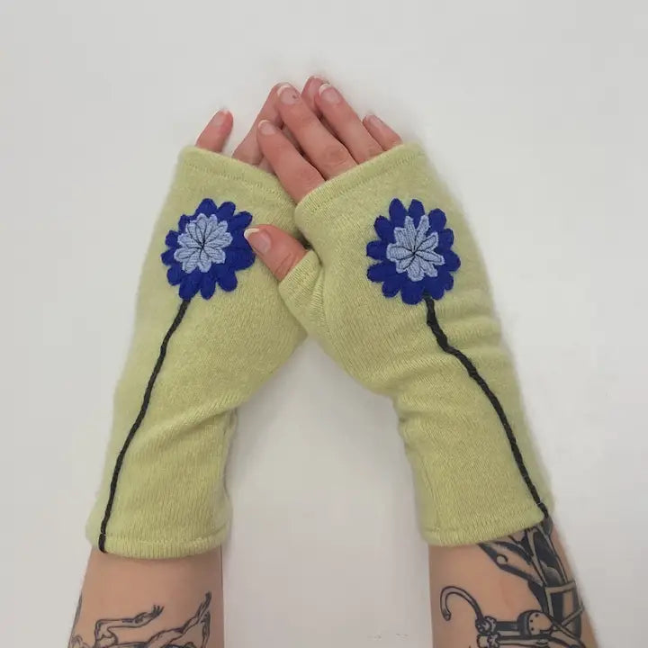 Fingerless Cashmere Gloves | Zinnia