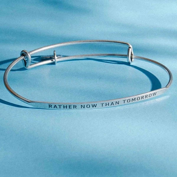 Rather Now Than Tomorrow Bangle | Posy