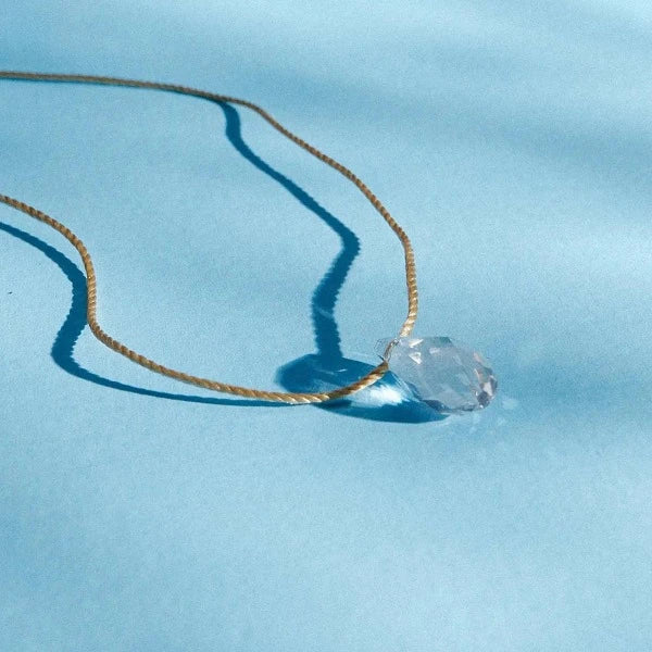 Light Prism Crystal Necklace Slider | Hyevibe