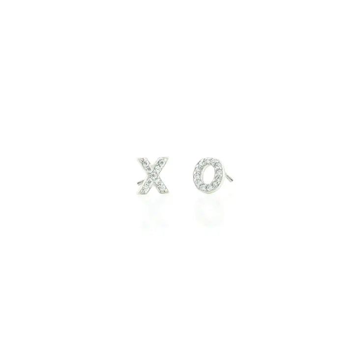 Xo Crystal Stud Earrings