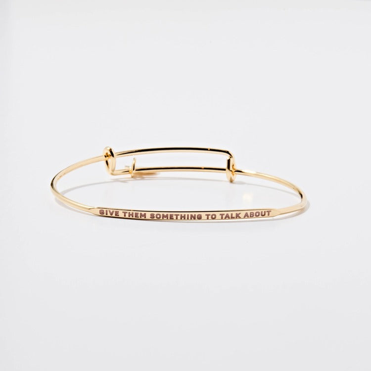 Give Them Something to Talk About Bangle | Posy