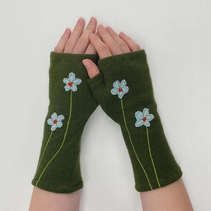 Fingerless Cashmere Gloves | Wildflower