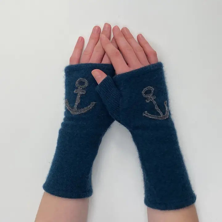 Fingerless Cashmere Gloves | Anchor