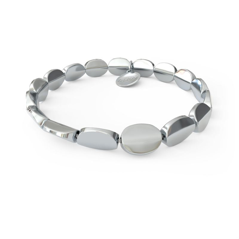 Oval Smooth Stretch Bracelet