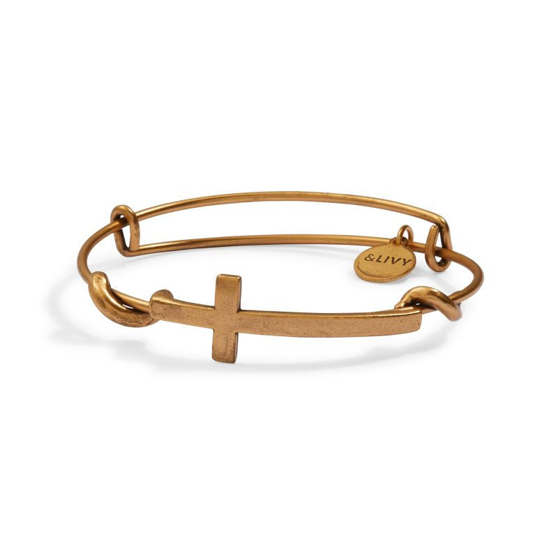 Symbol Wrap Cross Bracelet