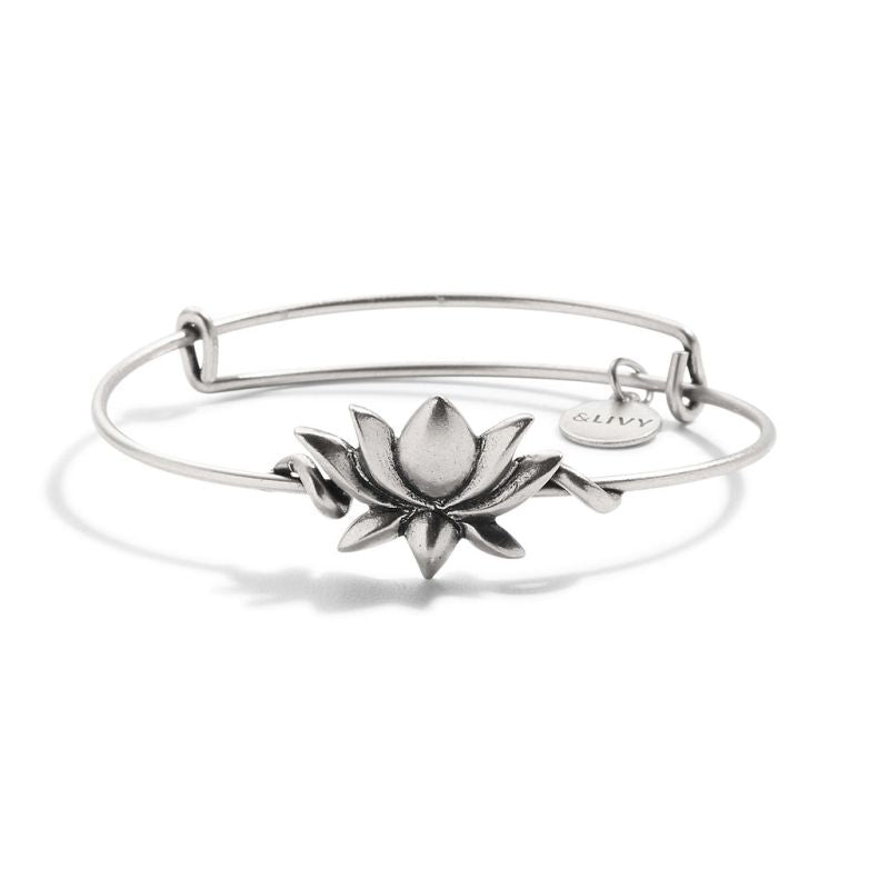 Symbol Wrap Lotus Bracelet