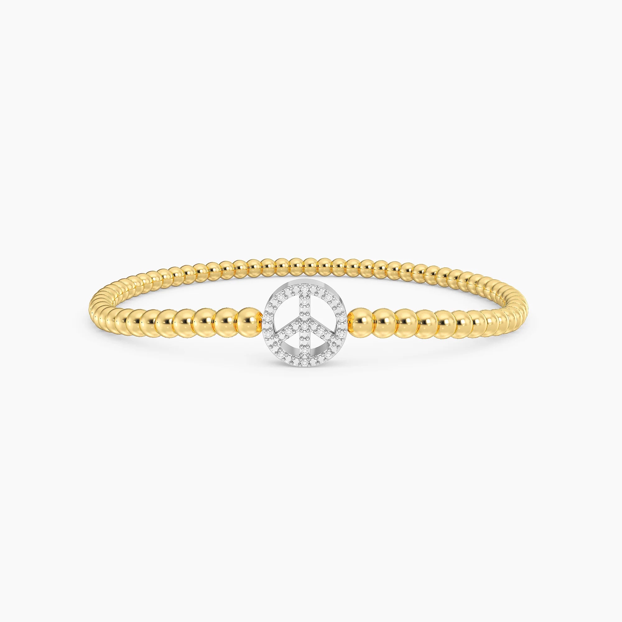 Peace Beaded Bracelet