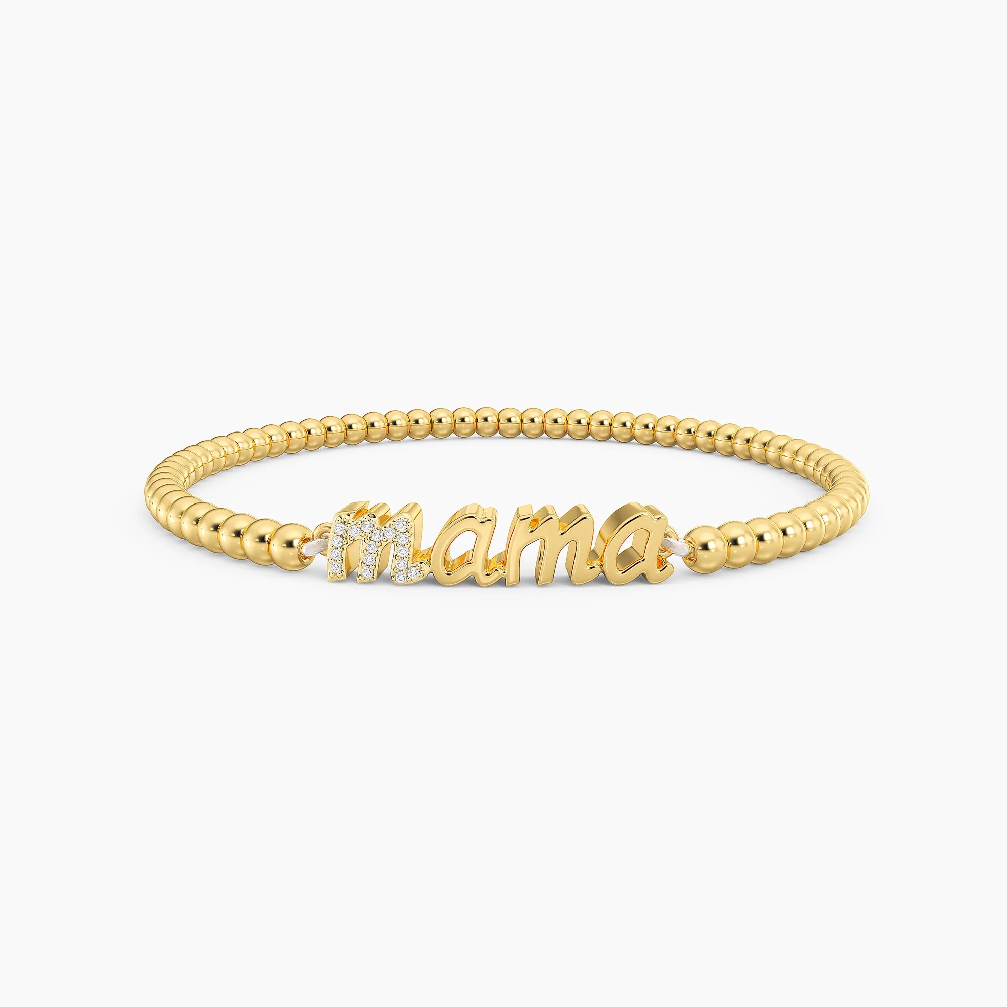 Love You Mama Beaded Bracelet