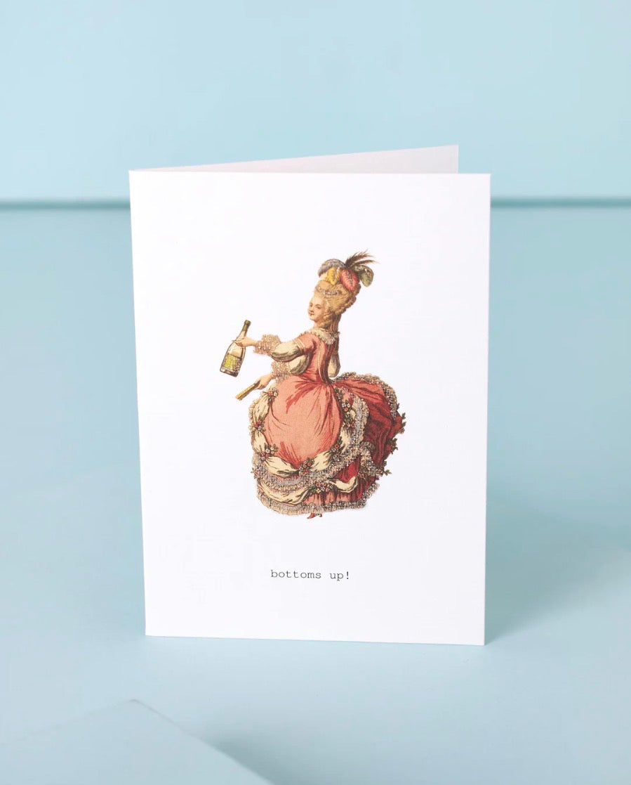 Bottoms Up Greeting Card