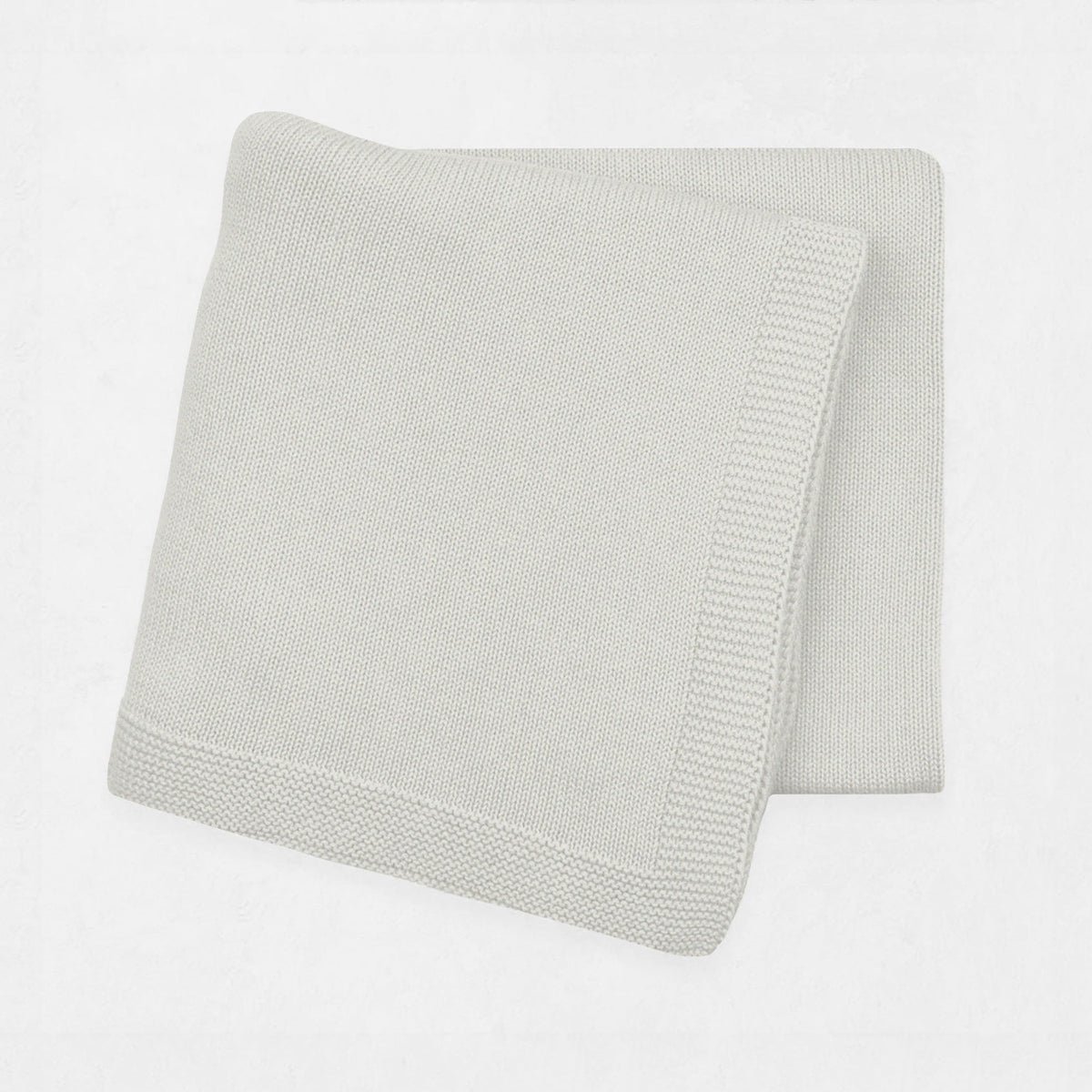 Flat Knit Baby Blanket