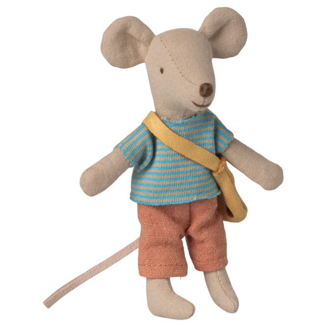 Little Brother Mouse With Bag