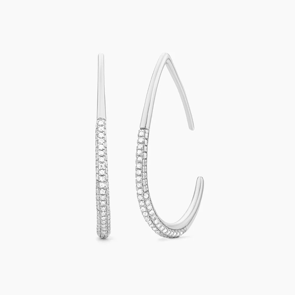 Drop By Anytime Hoop Earrings
