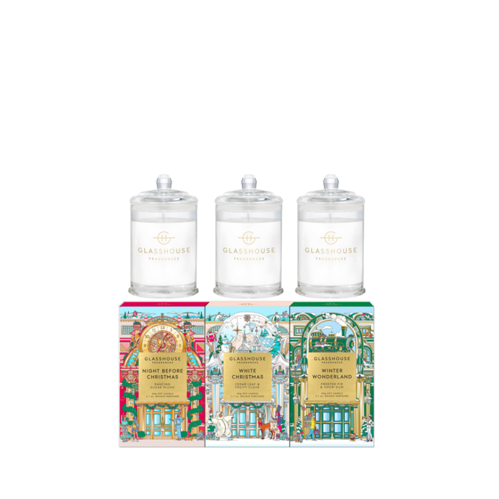 Christmas Candle Trio