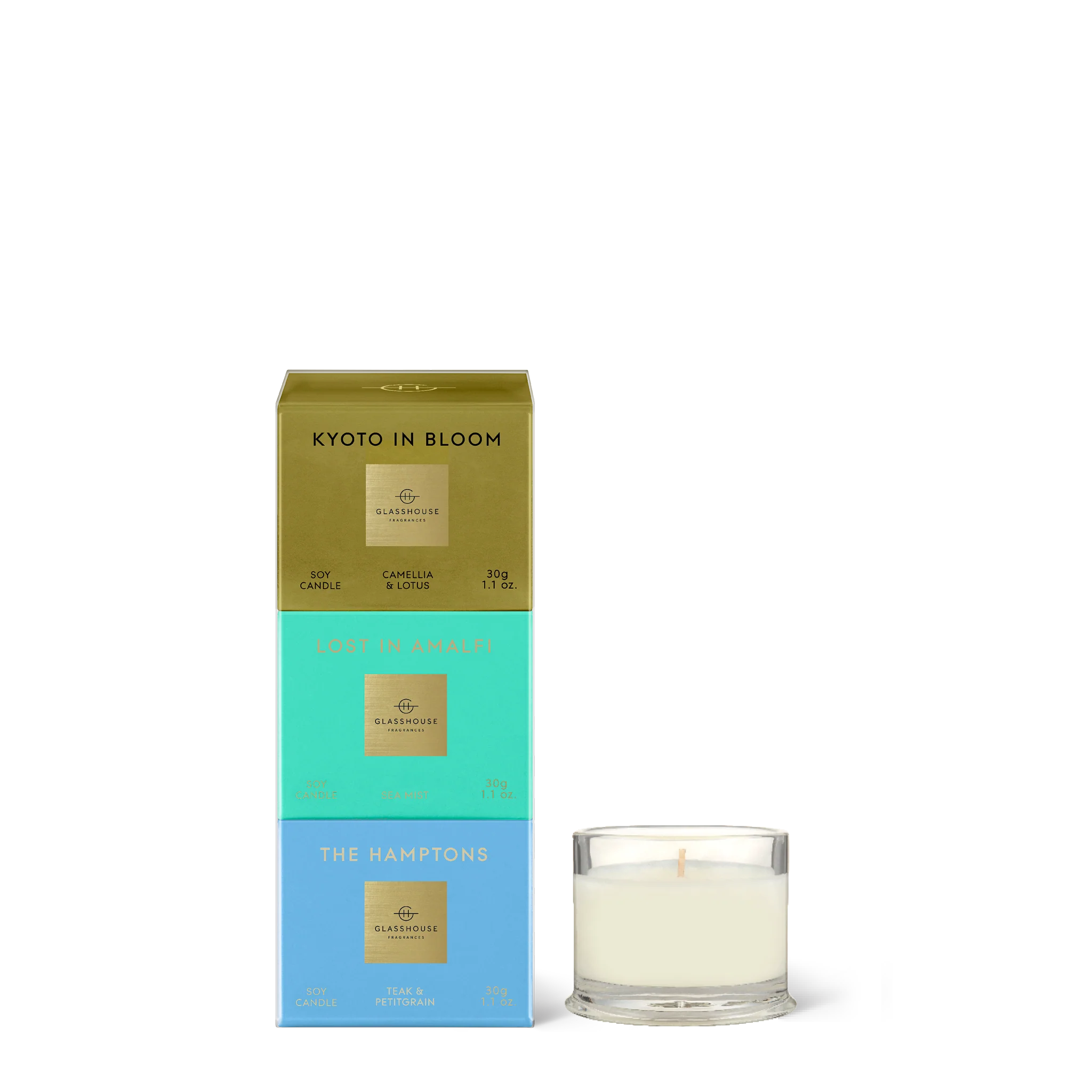 Assorted Fragrances Candle Trio