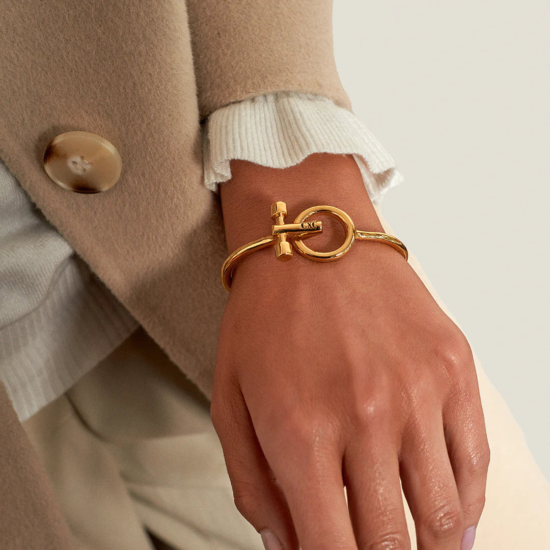 Gold Plated Equilibrium Mini Bracelet