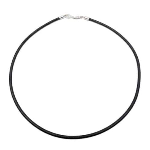 Lola Black Leather Cord | 16"