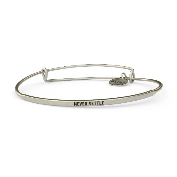 Never Settle Bangle | Posy