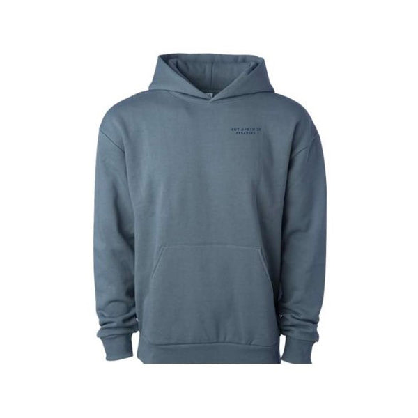 Hot Springs Avenue Hoodie Sweatshirt | Navy Thread