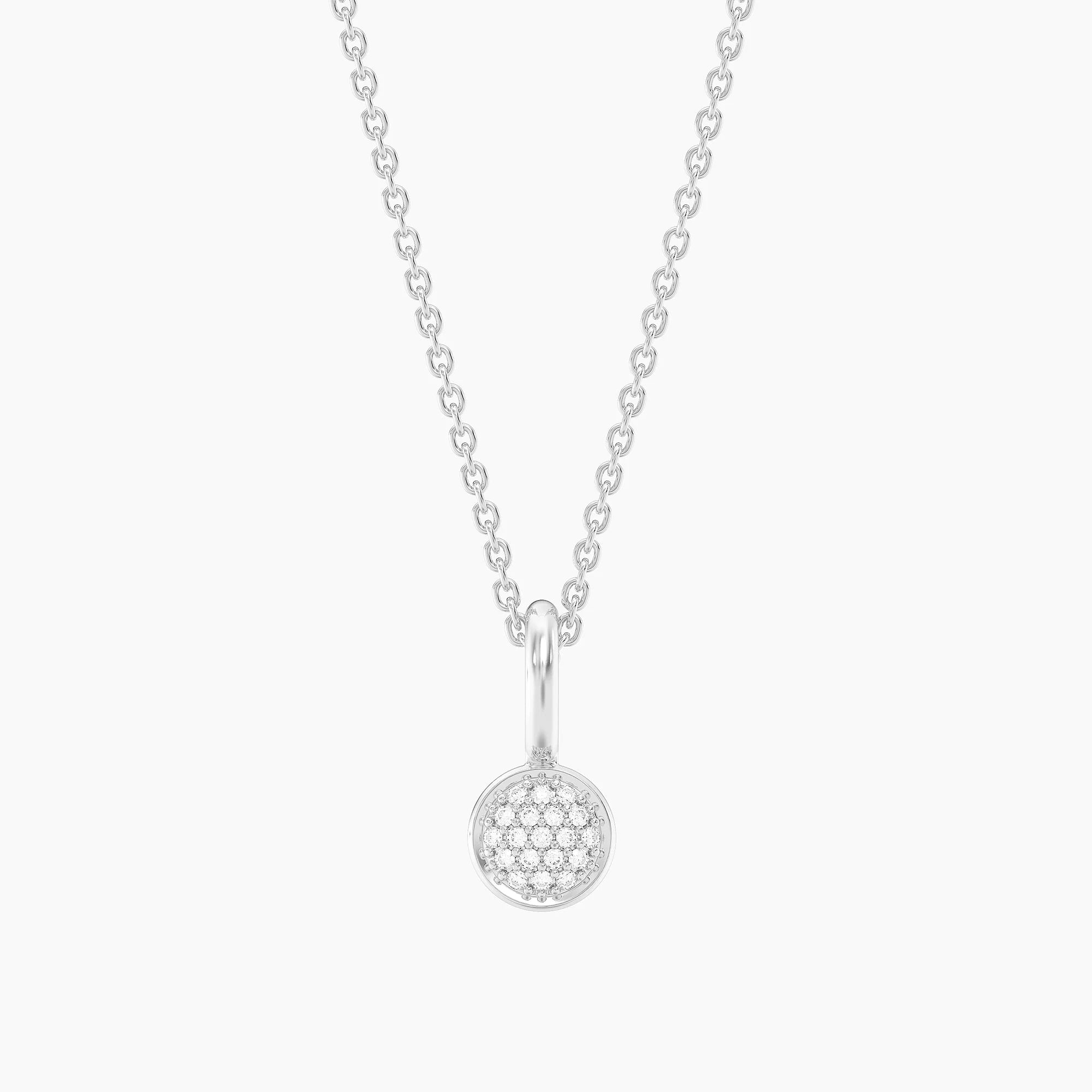 Small Circle Pendant Necklace