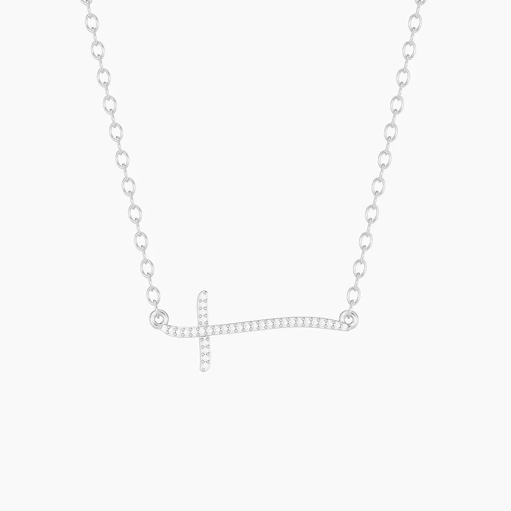 Criss Cross Pendant Necklace
